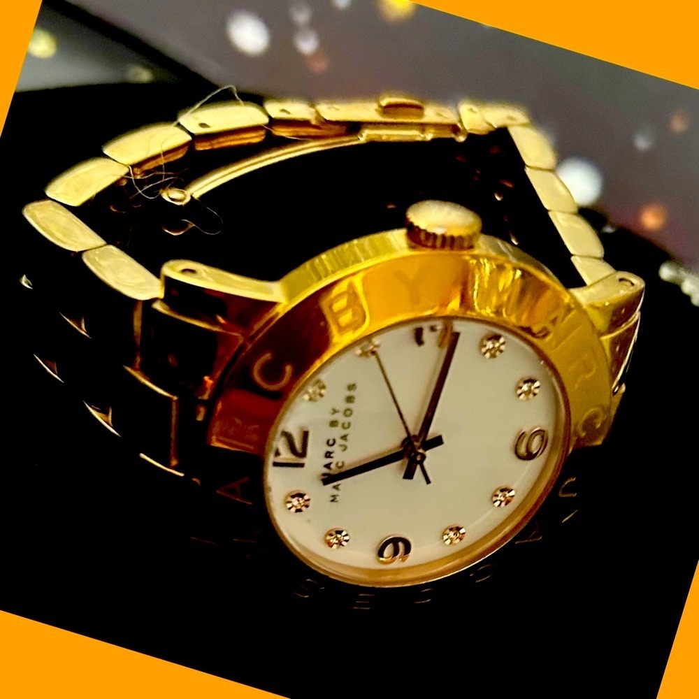 MARC BY MARC JACOBS AMY ROSE GOLD TONE WOMAN WRIST WATCH MBM3077